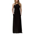 thumbnail image 1 of Women's Pocketed Round Neck Sleeveless Dress 95% Rayon 5% Spandex Comfortable Everyday Wear Easy Care Soft Stretch, 1 of 8