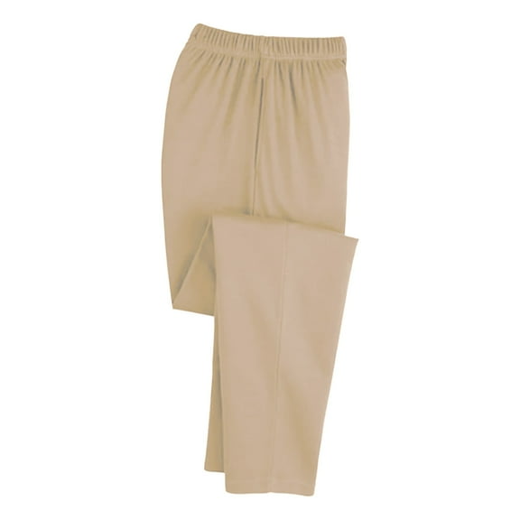 Women's Pockets Elastic Waist Straight Solid Color Casual Pants Pants