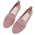 thumbnail image 1 of Women's Pointed Toe Dress Flats Comfort Slip On Ballet Flat Shoes Clearance Female Solid Color Round-Toe Flats Shoes Lightweight Soft Sneakers Casual Shoe Pink 9, 1 of 6