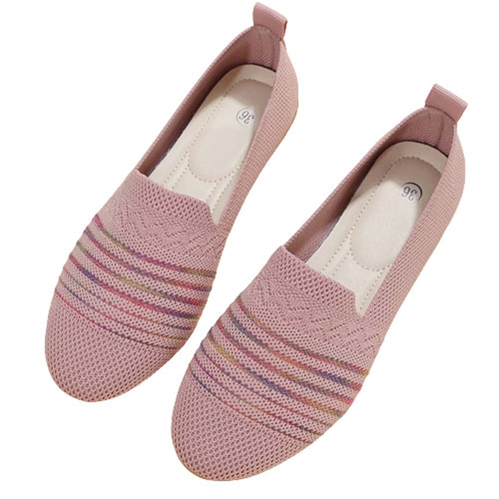 Women's Pointed Toe Dress Flats Comfort Slip On Ballet Flat Shoes