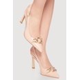 thumbnail image 1 of Women's Pointed Toe Slingback Pumps with Chain Detail, 1 of 3