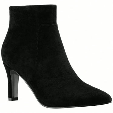 Women's Pointed Toe Stiletto Heel Ankle Boots Thin High Heel Fashionable Ankle Boots Short Boots High Heel Ankle Boots Winter Booties