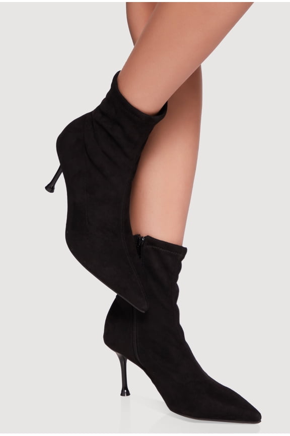 Women's Pointed Toe Stiletto Heel Ankle Boots