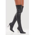 thumbnail image 1 of Women's Pointed Toe Stiletto Heel Over The Knee Boots, 1 of 6