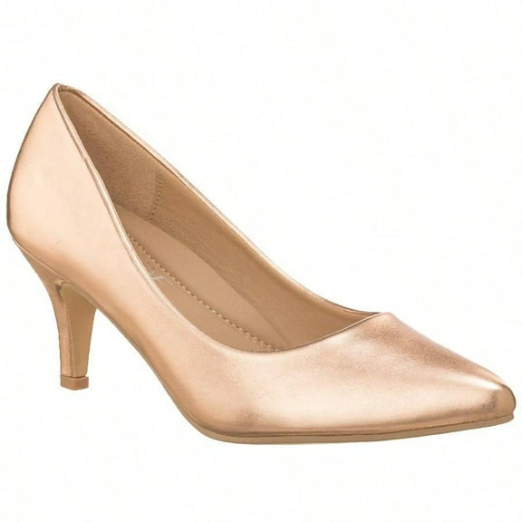 Women's Pointed Toe Stiletto Heels Thin Heel Pump Pointed Toe Low Heel Pumps