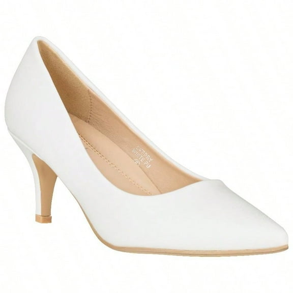 Women's Pointed Toe Stiletto Heels Thin Heel Pump Pointed Toe Low Heel Pumps