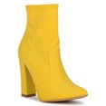 thumbnail image 1 of Women's Pointed Toe Stretchy Block Heel Bootie 19764, 1 of 4