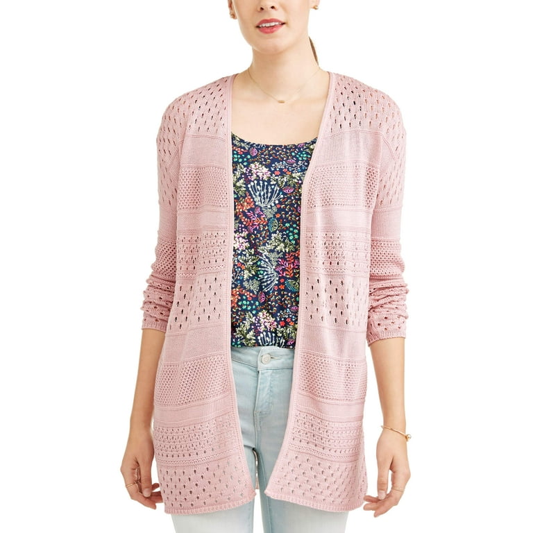 Women s Pointelle Cardigan Walmart