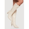 thumbnail image 1 of Women's Pointy Toe Side Zip High Heel Boots, 1 of 3