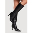 thumbnail image 1 of Women's Pointy Toe Side Zip High Heel Boots, 1 of 3
