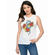 Womens Poison Classic Rock T-Shirt Band Tee Music White Halloween Rock n Roll