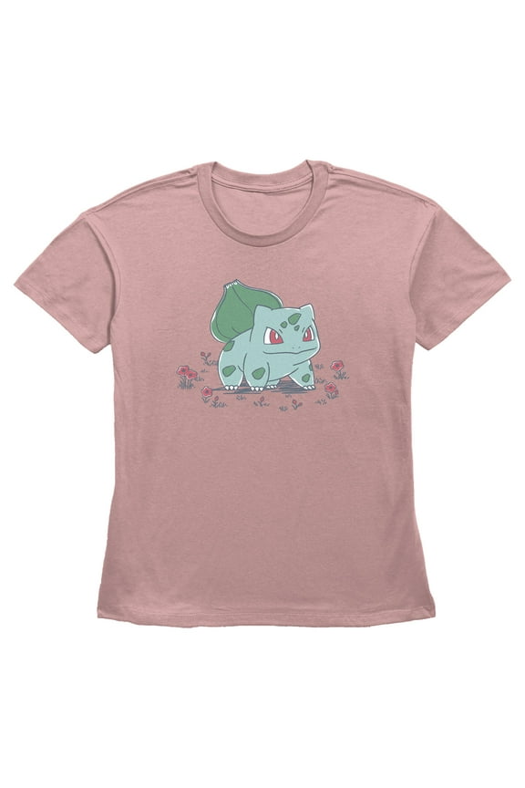 Women's Pokemon Bulbasaur Garden Graphic T-Shirt