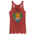 thumbnail image 1 of Women's Pokemon Charmander Rocks Racerback Tank Top Red Heather Small, 1 of 4