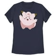 thumbnail image 1 of Women's Pokemon Clefairy Large Portrait  Graphic Tee Navy Blue Medium, 1 of 4