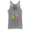 thumbnail image 1 of Women's Pokemon Eeveelutions Racerback Tank Top Gray Heather Large, 1 of 4