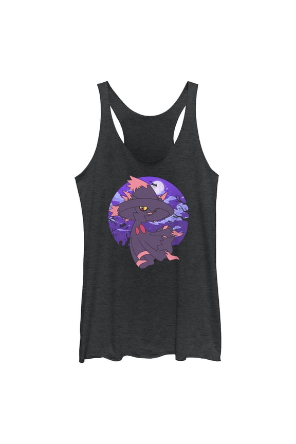 Women's Pokemon Halloween Night Mismagius Racerback Tank Top