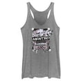 thumbnail image 1 of Women's Pokemon Mewtwo Ready for Battle Racerback Tank Top Gray Heather X Small, 1 of 4