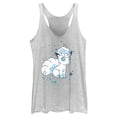 thumbnail image 1 of Women's Pokemon Paint Splash Vulpix  Racerback Tank Top, 1 of 4