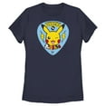 thumbnail image 1 of Women's Pokemon Pikachu Rocks Graphic Tee Navy Blue X Large, 1 of 4