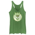 thumbnail image 1 of Women's Pokemon Sprigatito Circle Racerback Tank Top Envy Green Small, 1 of 4