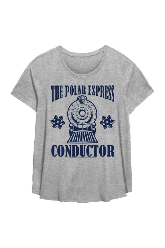 Women's Polar Express Train Conductor Graphic T-Shirt