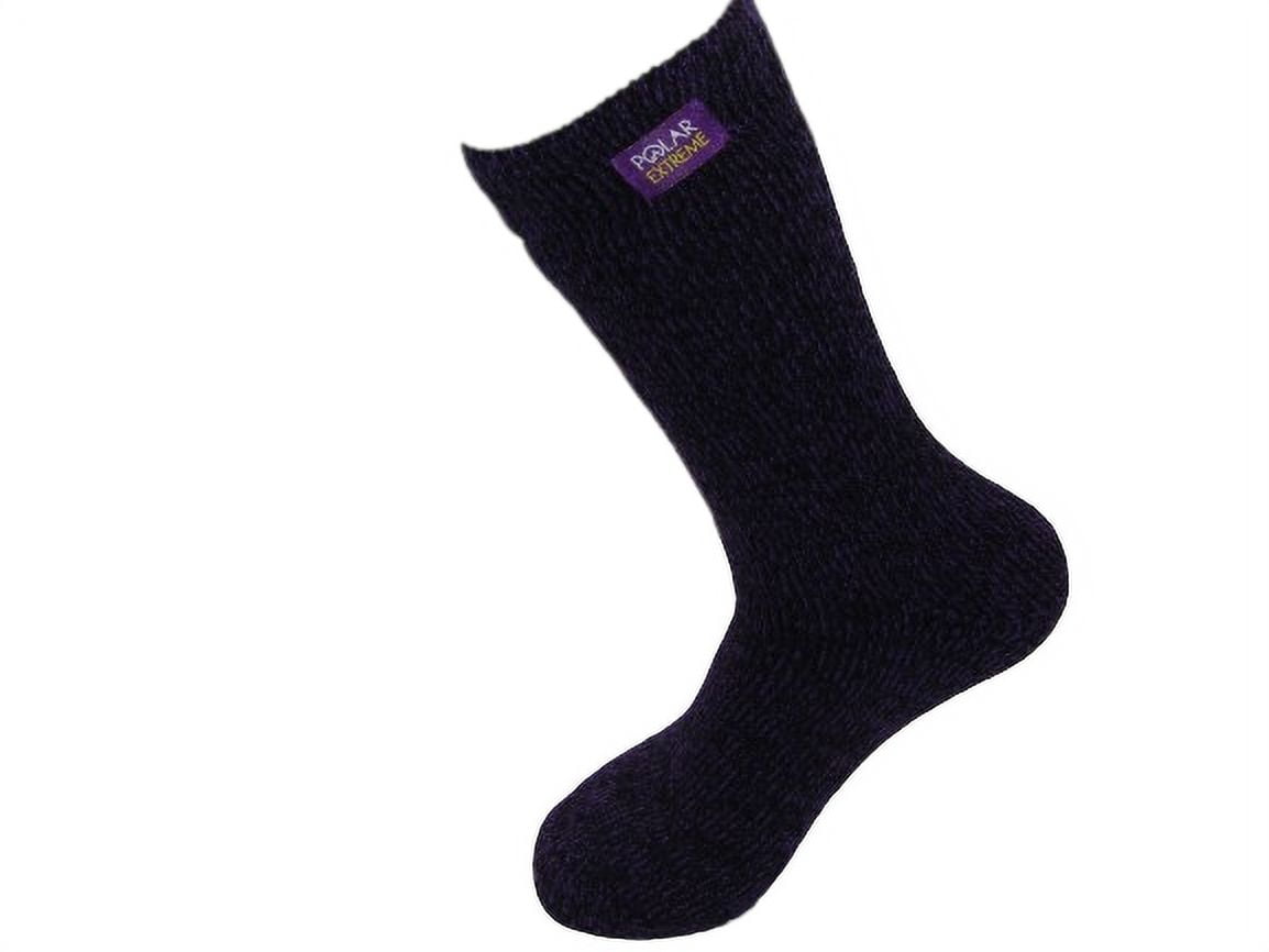 Women's Polar Extreme Moisture Wicking Insulated Thermal Socks (Purple)