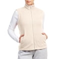 thumbnail image 1 of Women’s Polar Fleece Vest with Pockets Full Zip Up S-3XL Regular & Plus Sleeveless Lightweight Warm Outerwear Spring Fall Winter Womenswear Outdoor, 1 of 1