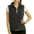 thumbnail image 1 of Women’s Polar Fleece Vest with Pockets Full Zip Up S-3XL Regular & Plus Sleeveless Lightweight Warm Outerwear Spring Fall Winter Womenswear Outdoor, 1 of 6