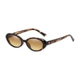 thumbnail image 1 of Women's Polarized Oval Retro Sunglasses Classic Sunglasses Curtains Fashionable Sunshade Lampshades Sunglasses, 1 of 2