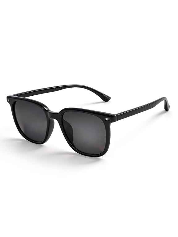 Women's Polarized Sunglasses Oversized – Lightweight 19.5g TR90 Frame, UV400 Protection Unisex Bold Style Shades for Driving Fishing Beach Outdoor, 6 Colors Available