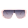 thumbnail image 1 of Women's Polarized Sunglasses Oversized Square Shield Style UV400 Pink, Smoke, 1 of 5