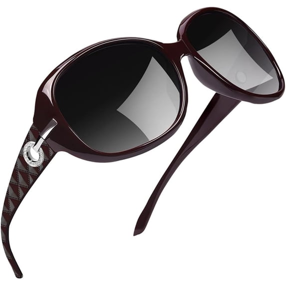Women's Polarized Sunglasses UV400 Retro Diamond Butterfly Frame ...
