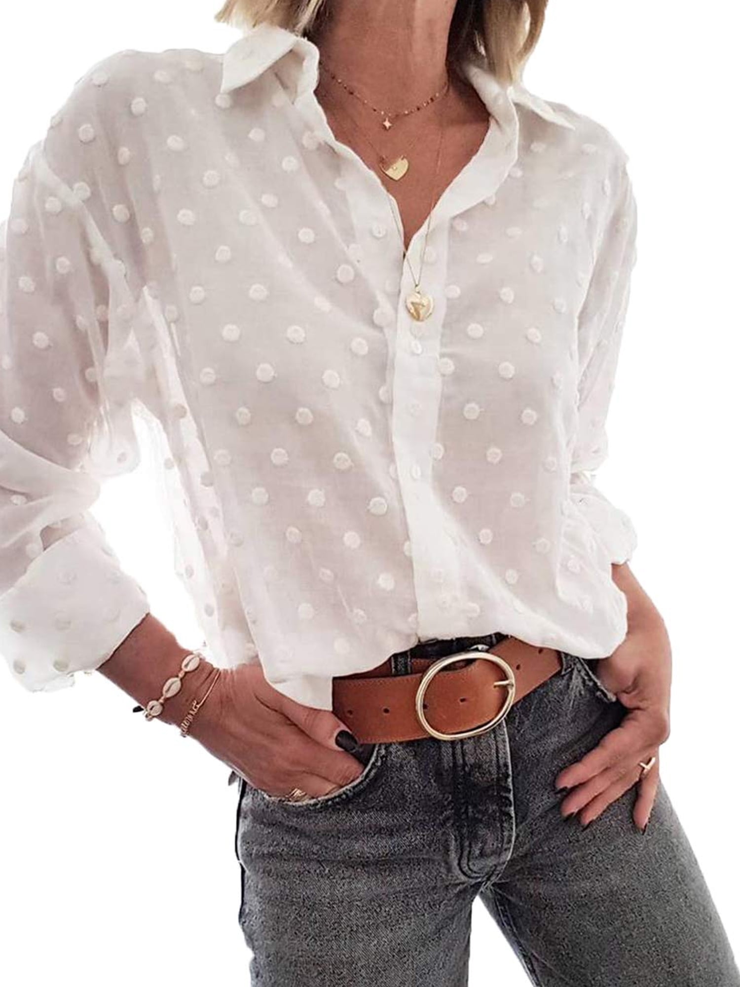 polka dot shirt