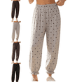 thumbnail image 1 of Women's Polka Pajama Pants Casual Loose Fit Jogger Lounge Pants Lightweight Soft Sleepwear with Pocket, 1 of 6