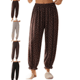 thumbnail image 1 of Women's Polka Pajama Pants Casual Loose Fit Jogger Lounge Pants Lightweight Soft Sleepwear with Pocket, 1 of 6