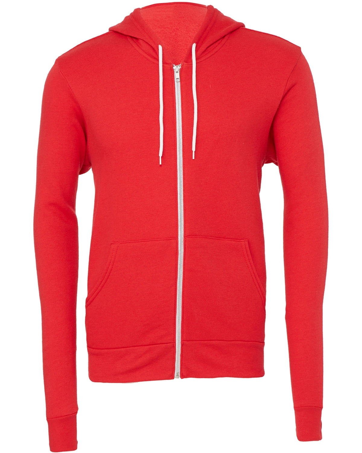 Women's Poly-Cotton Fleece Full-Zip Hoodie