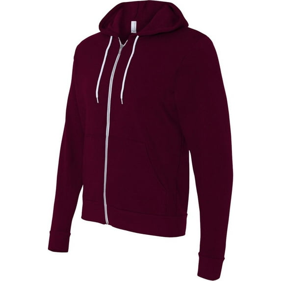 Women's Poly-Cotton Fleece Full-Zip Hoodie