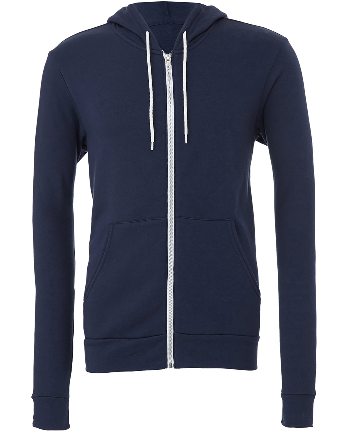 Women's Poly-Cotton Fleece Full-Zip Hoodie