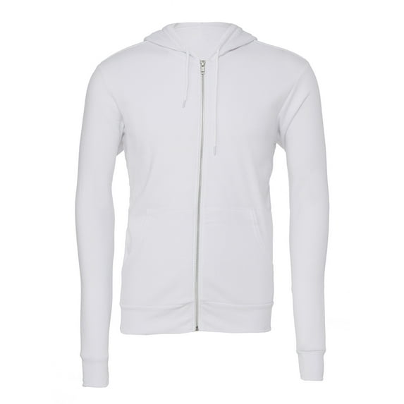 Women's Poly-Cotton Fleece Full-Zip Hoodie
