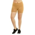 thumbnail image 1 of Women's Polyester 12" Leggings, Beige, Plus Size, 1 Piece, 1 of 1