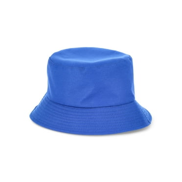 Women's Polyester Twill Bucket Hat by Way to Celebrate, One Size, Blue Morpho