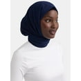 thumbnail image 1 of Women's Polyester Woven Chiffon Hijab, One Size, Navy, 1 of 2