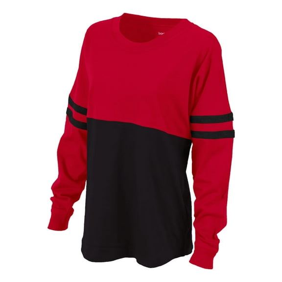 Boxercraft BW3514 Women's Pom Pom Jersey-Red/Black-S