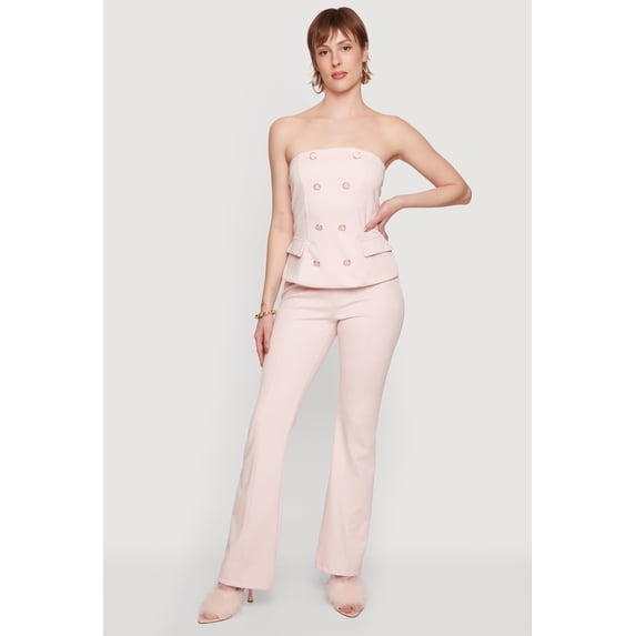 Women's Ponte Boot Cut Pull On Dress Pants