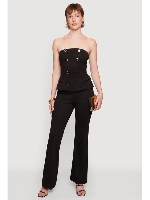 Women's Ponte Boot Cut Pull On Dress Pants