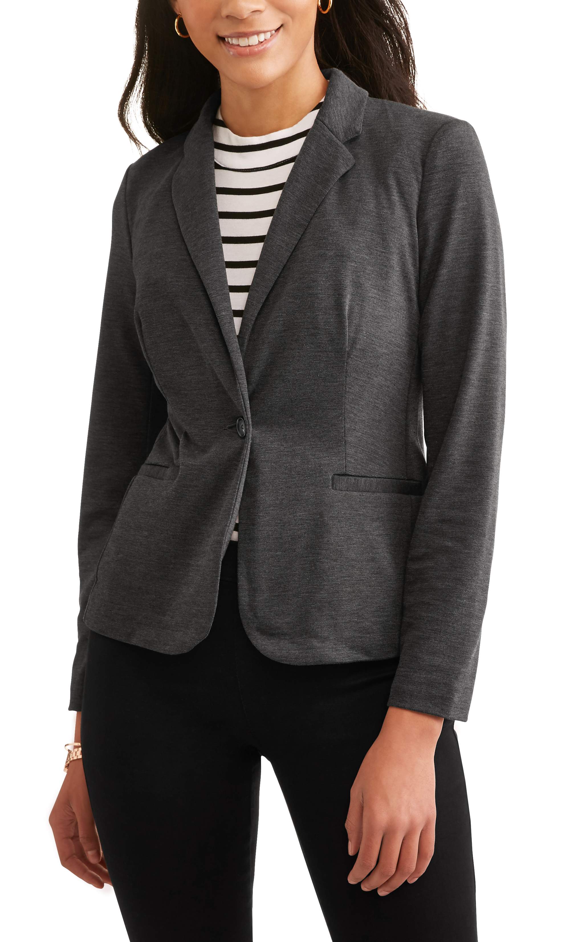 Women's Ponte Suiting Jacket - image 1 of 5