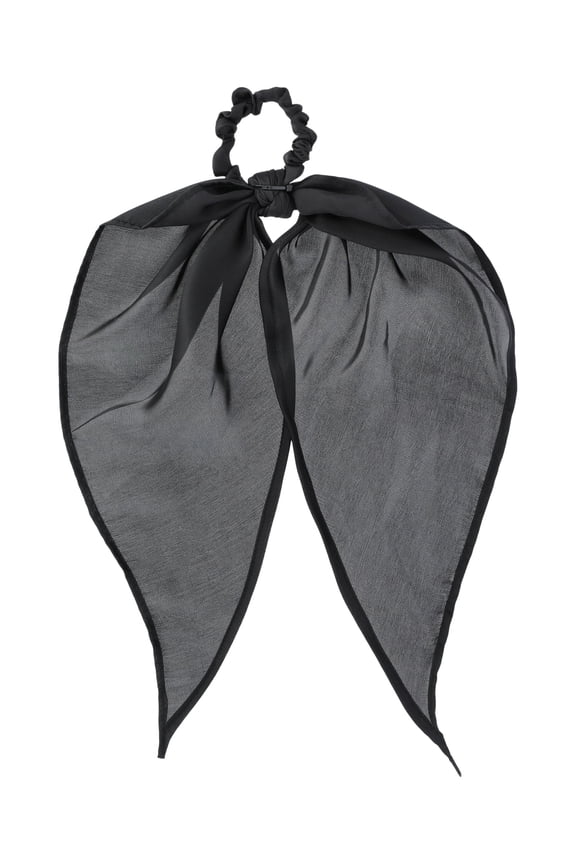 Women's Pony Scarf Hair Accessory, Black