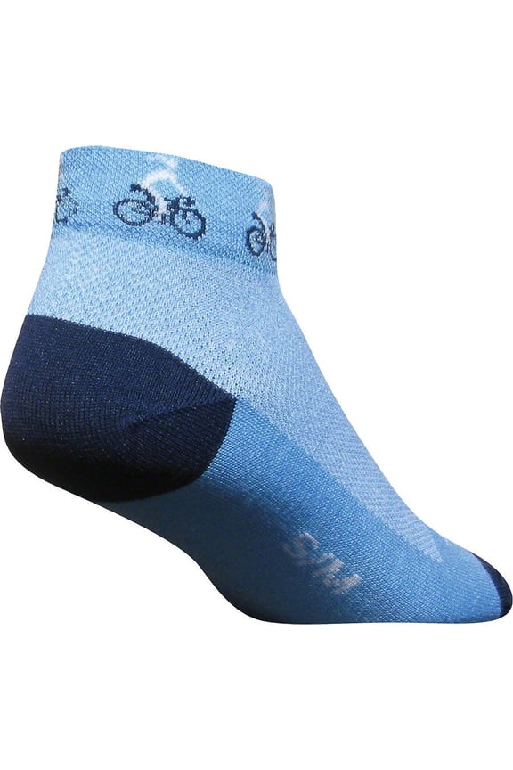Women's Ponytail Sock: Blue SM/MD