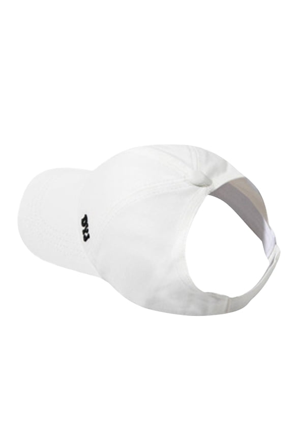 Women's Ponytail Sun Cap - Breathable Backless Design for Gym/Running (Lightweight & Sporty) Under 5$, Yubnlvae Female Summer Sunshade Caps Horsetail Visors , White, One Size