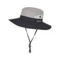 thumbnail image 1 of Women's Ponytail Sun Hat Wide Brim Bucket Hat for Adults UV Protection Foldable Summer Beach Fishing Safari Cap with Adjustable Chin Strap Breathable Mesh Outdoor Activewear Accessory, 1 of 4